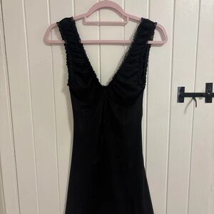 LuLaRoe Elegant Black Backless Dress